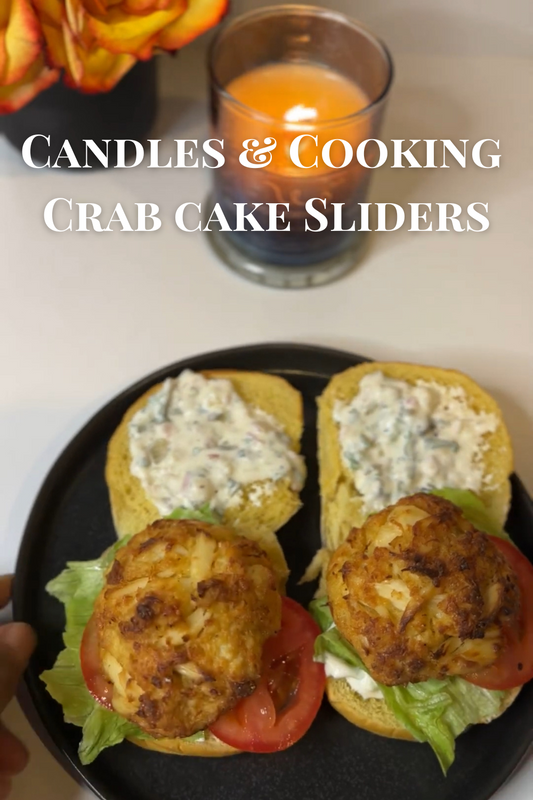 Crab Cake Sliders & Coastal Vibes: Cooking with the Moon Candle